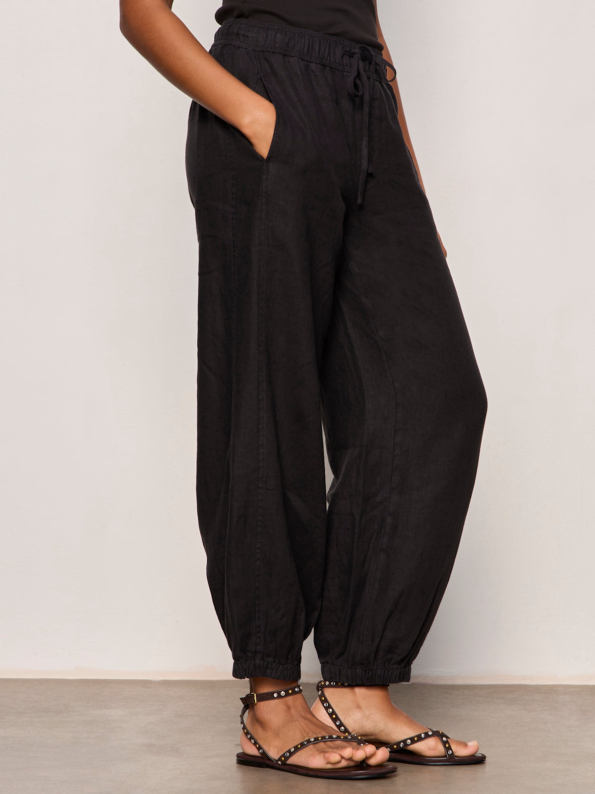 Sanctuary Clothing Best Price - MELODY MICRO LINEN BALLOON BLACK