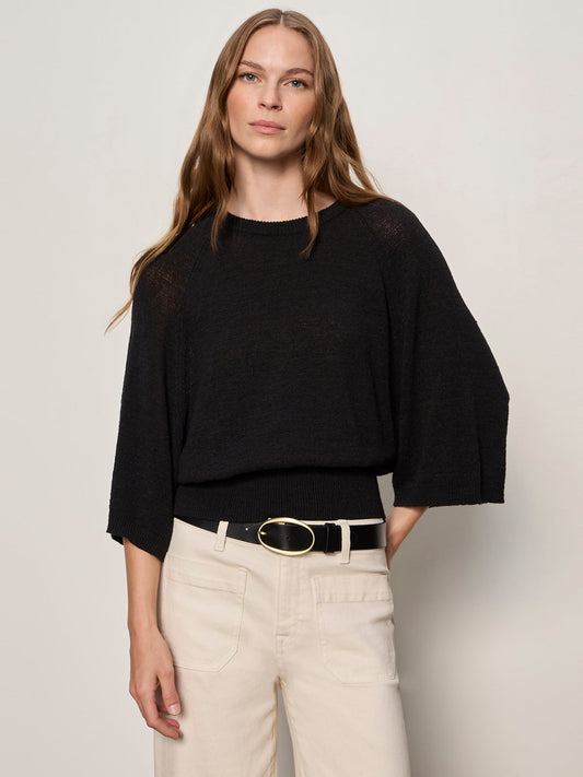 Sanctuary Clothing Trending - ABOUT US RELAXED PULLOVER BLACK
