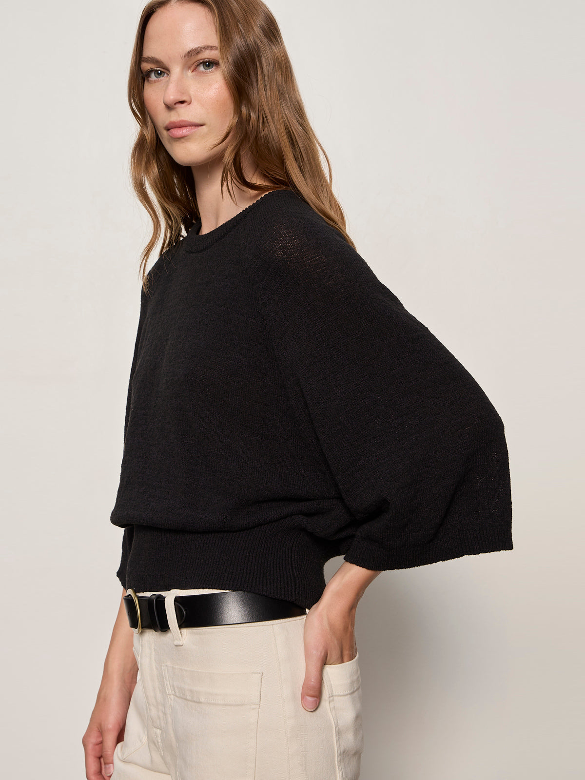 Sanctuary Clothing Trending - ABOUT US RELAXED PULLOVER BLACK