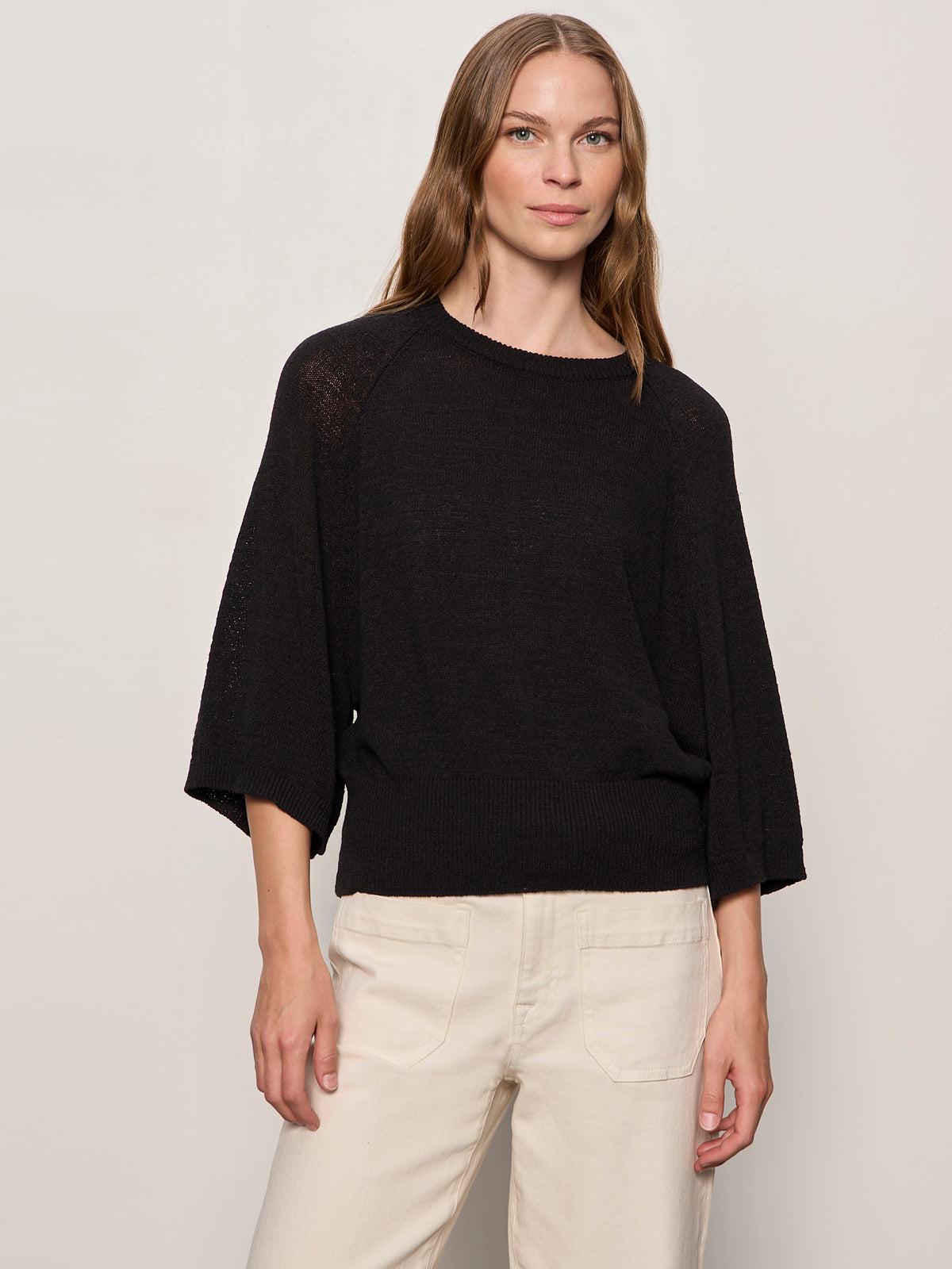 Sanctuary Clothing Trending - ABOUT US RELAXED PULLOVER BLACK