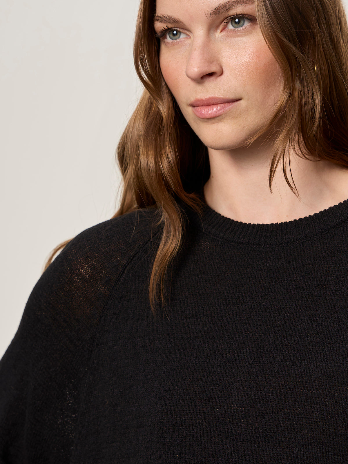 Sanctuary Clothing Trending - ABOUT US RELAXED PULLOVER BLACK