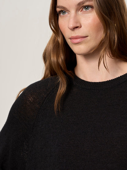 Sanctuary Clothing Trending - ABOUT US RELAXED PULLOVER BLACK