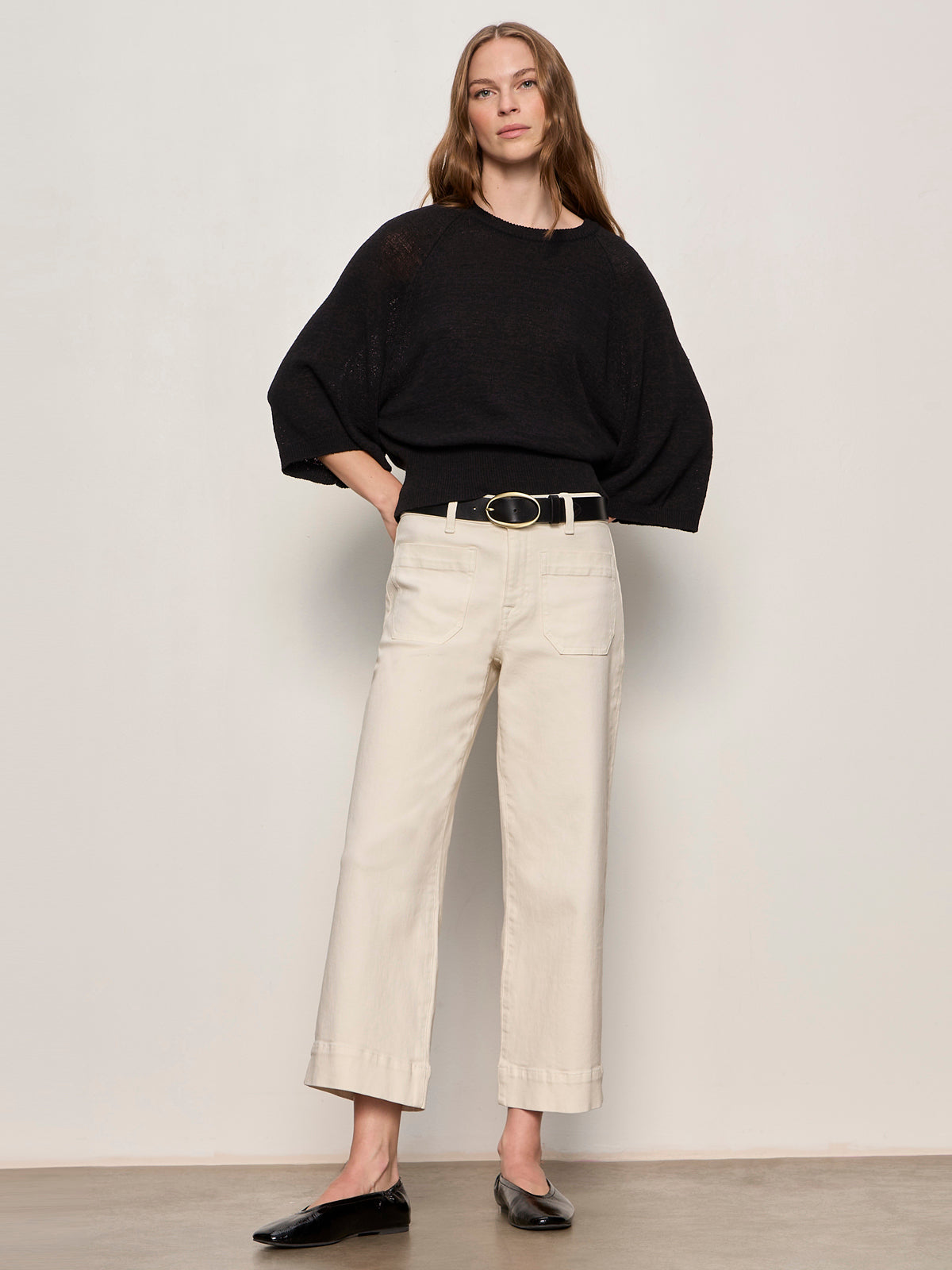 Sanctuary Clothing Trending - ABOUT US RELAXED PULLOVER BLACK
