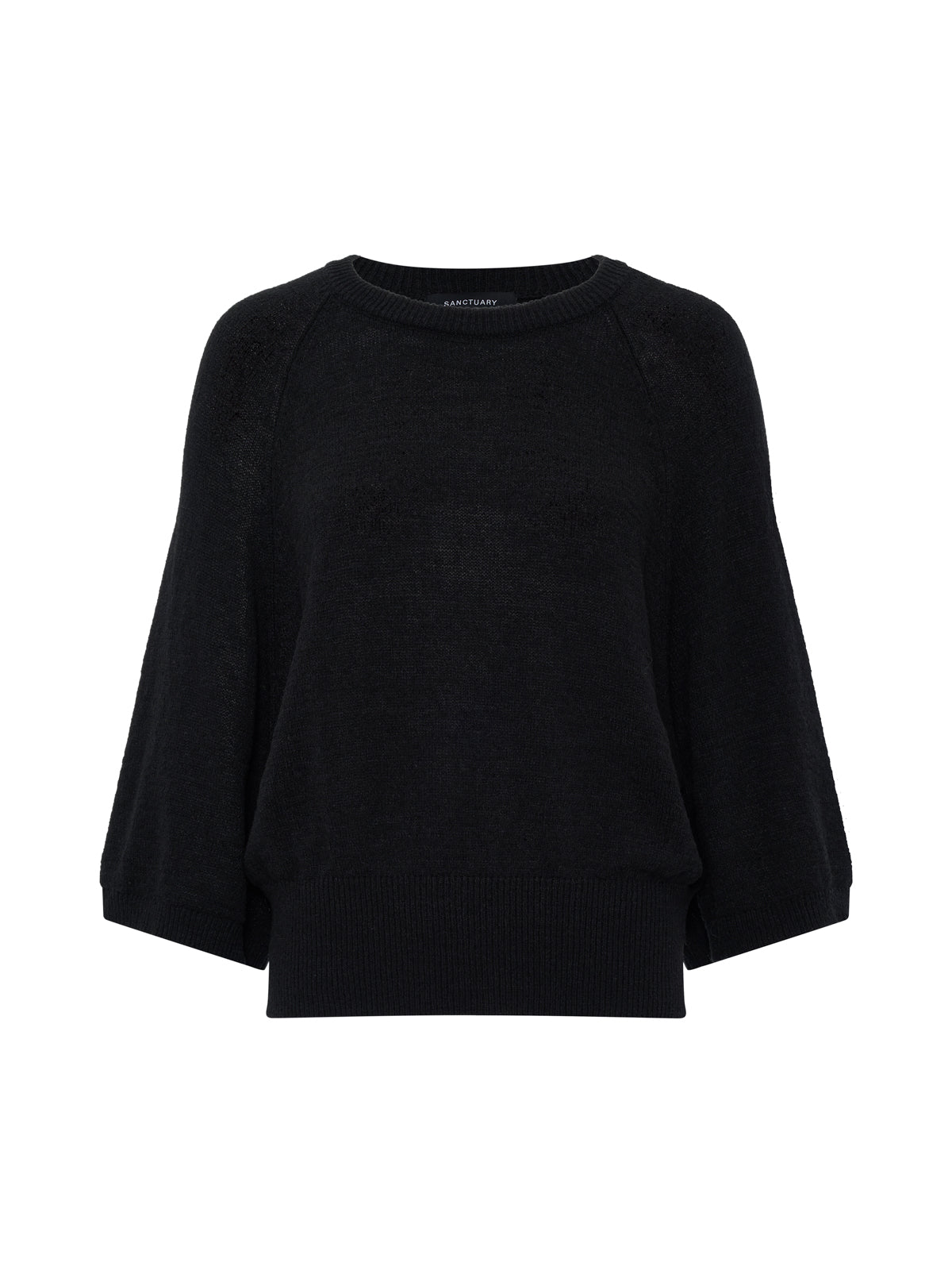 Sanctuary Clothing Trending - ABOUT US RELAXED PULLOVER BLACK