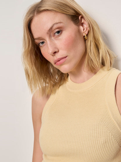 Sanctuary Clothing Value - IN THE MIX SWEATER TANK BANANA