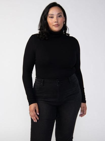 Sanctuary Clothing Signature - ESSENTIAL TURTLENECK BLACK