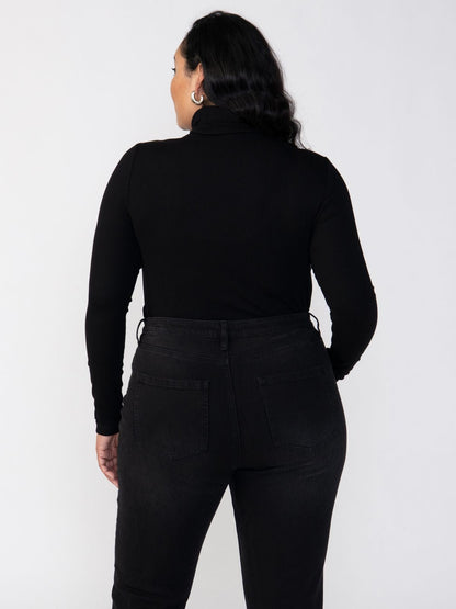 Sanctuary Clothing Signature - ESSENTIAL TURTLENECK BLACK