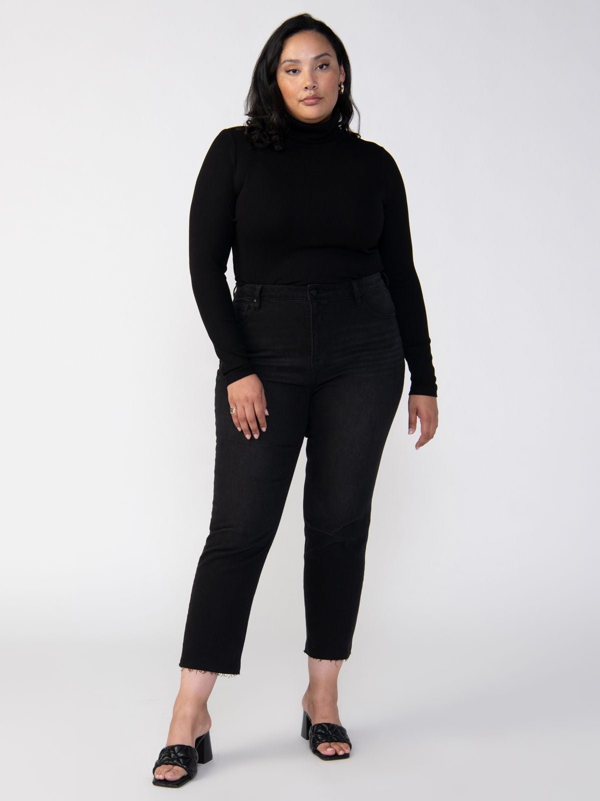 Sanctuary Clothing Signature - ESSENTIAL TURTLENECK BLACK
