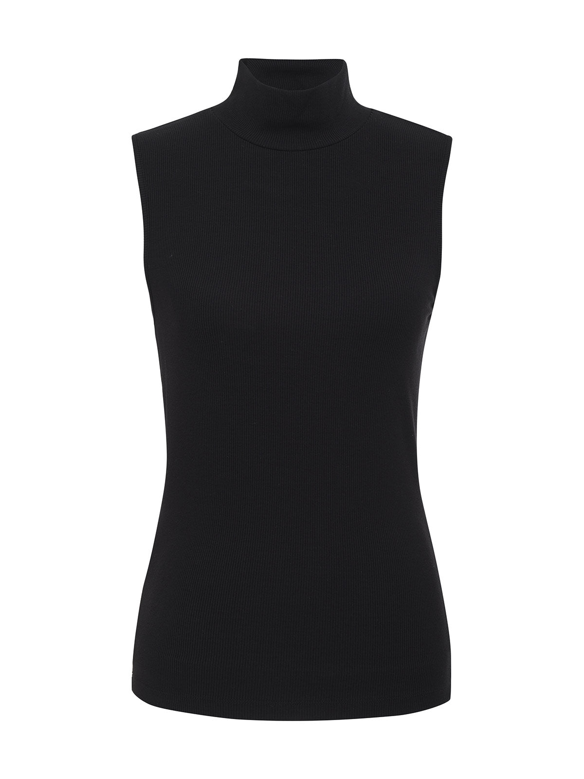 Sanctuary Clothing Great Value - Essential Sleeveless Mock Neck Tank Black