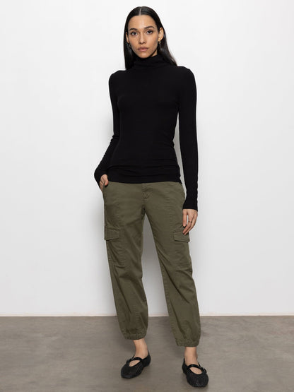Sanctuary Clothing Quality - Black Essential Turtleneck Top