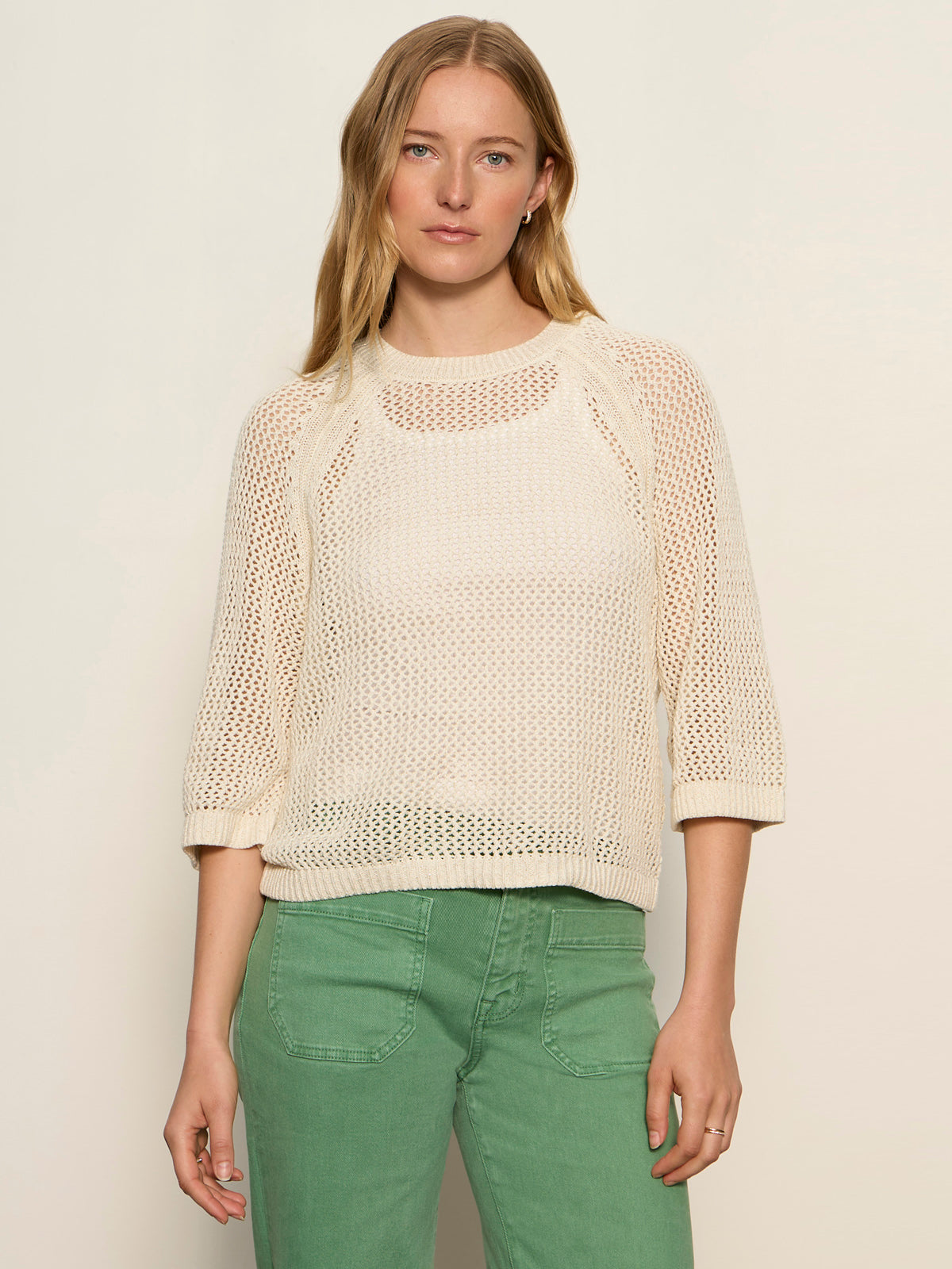 Sanctuary Clothing Top Pick - METALLIC SWEATER TEE COLLAGEN