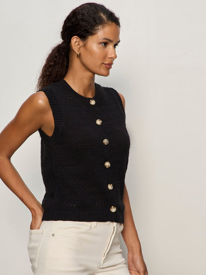 Sanctuary Clothing Special Offer - POINTELLE SHELL BLACK