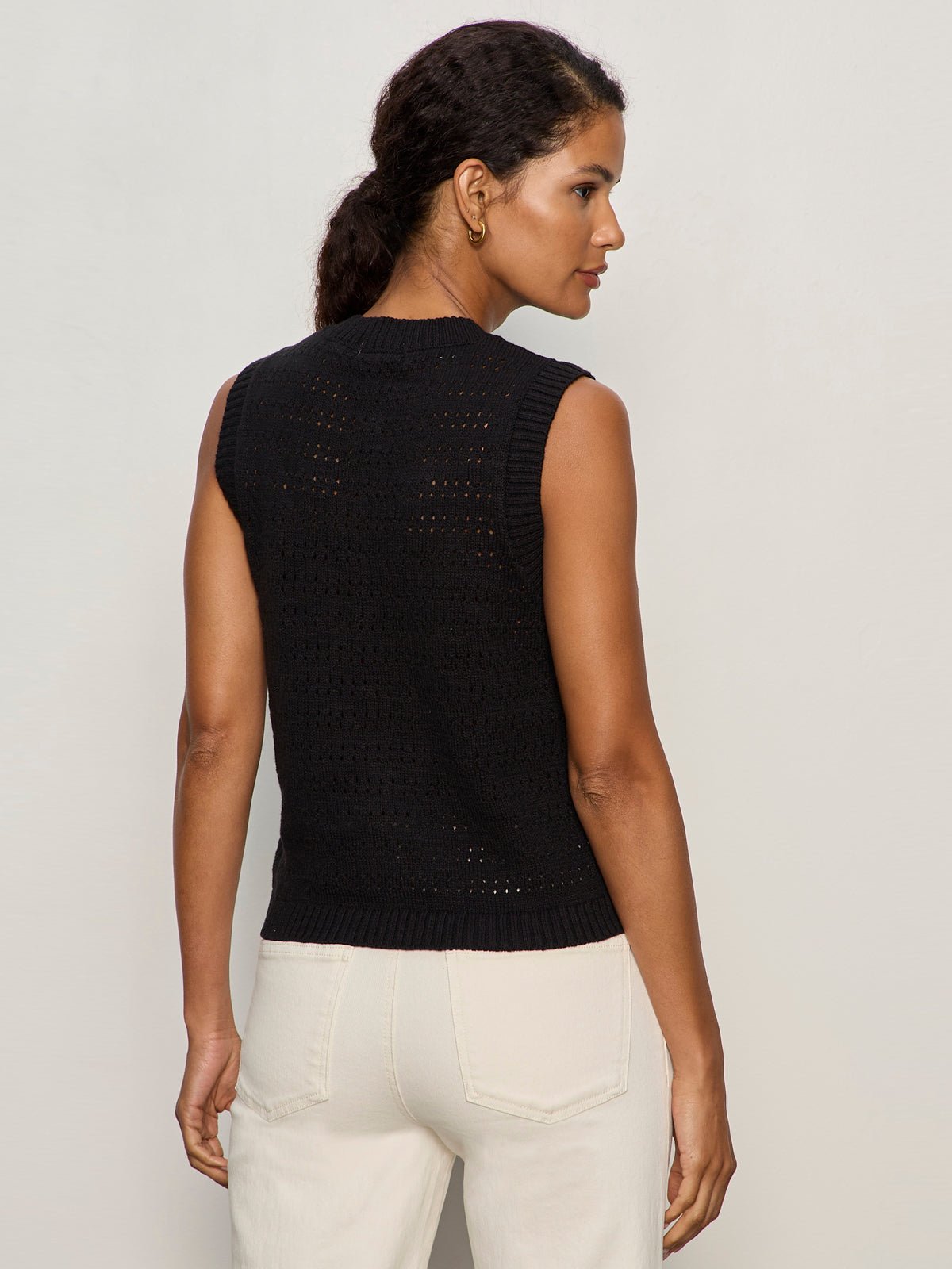 Sanctuary Clothing Special Offer - POINTELLE SHELL BLACK