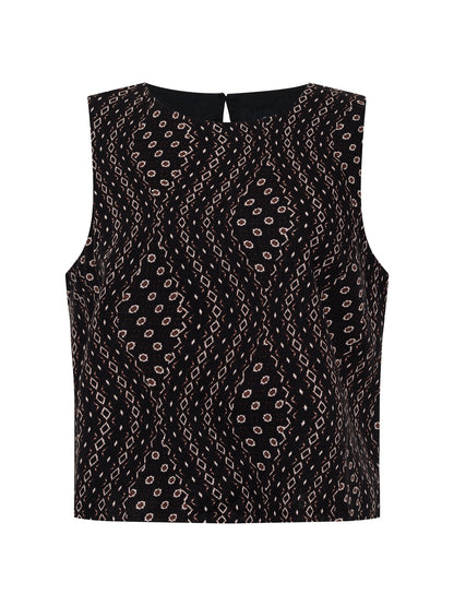 Sanctuary Clothing Top Pick - THE DESIRED SUMMER CROP SHELL RHYTHMIC