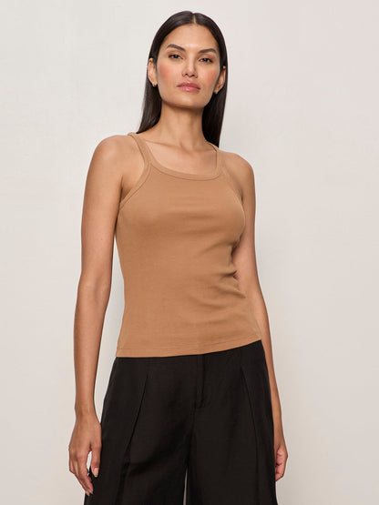 Sanctuary Clothing Popular - SPRINTER RIB TANK TOASTED COCONUT