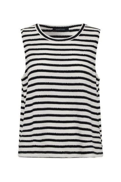 Sanctuary Clothing Exclusive - CAMPARI TANK MACRAME STRIPE