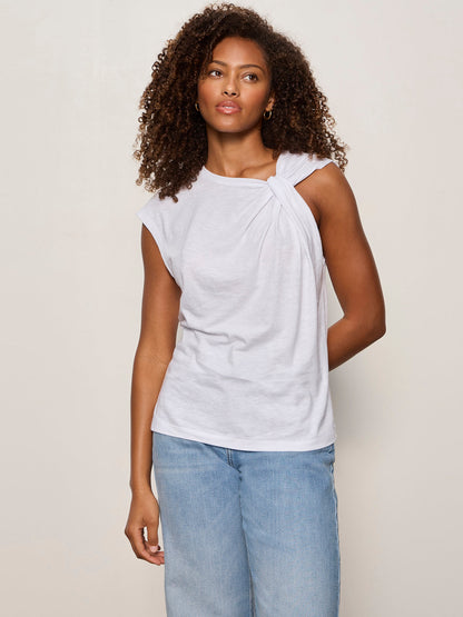 Sanctuary Clothing Hot Sale - SO TWISTED MUSCLE TEE WHITE
