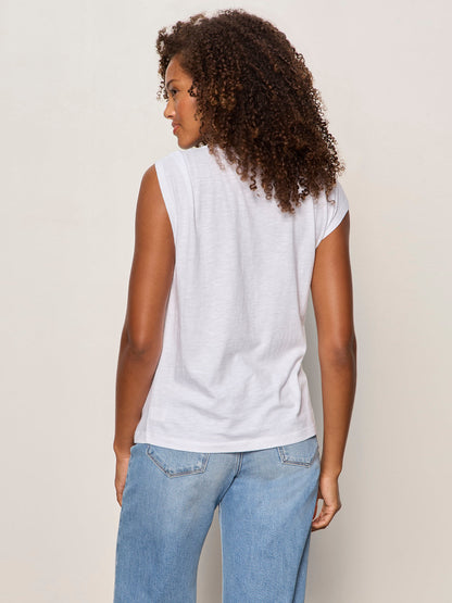 Sanctuary Clothing Hot Sale - SO TWISTED MUSCLE TEE WHITE