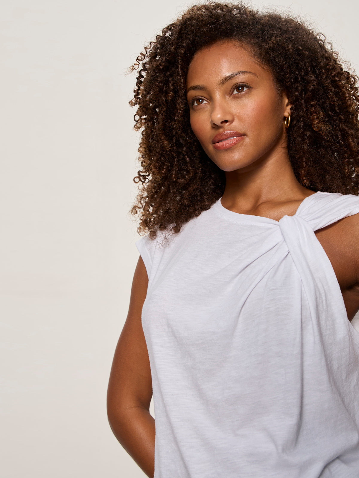 Sanctuary Clothing Hot Sale - SO TWISTED MUSCLE TEE WHITE
