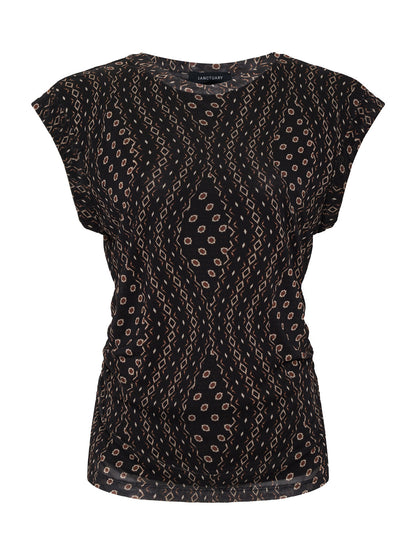 Sanctuary Clothing Best Price - CHARISMA DOLMAN MESH TEE RHYTHMIC