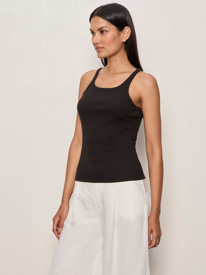 Sanctuary Clothing Top Pick - SPRINTER RIB TANK BLACK