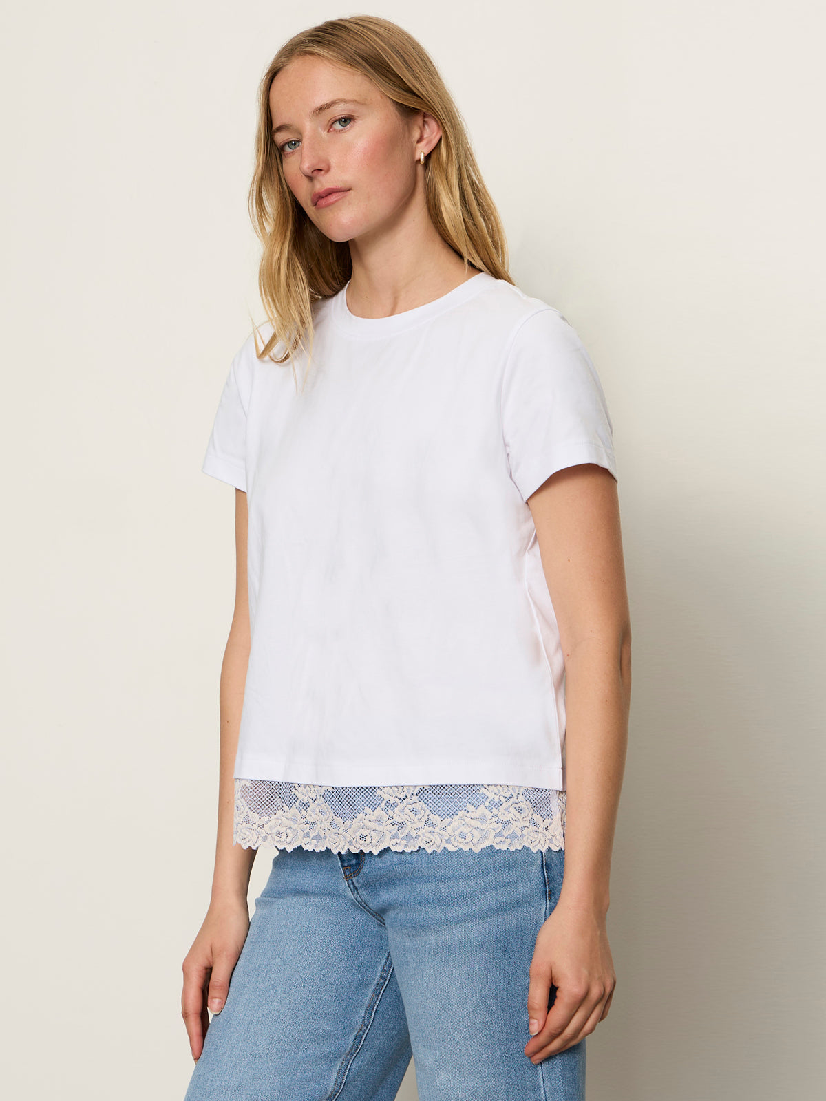 Sanctuary Clothing Everyday - CAMI REMIX TEE WHITE