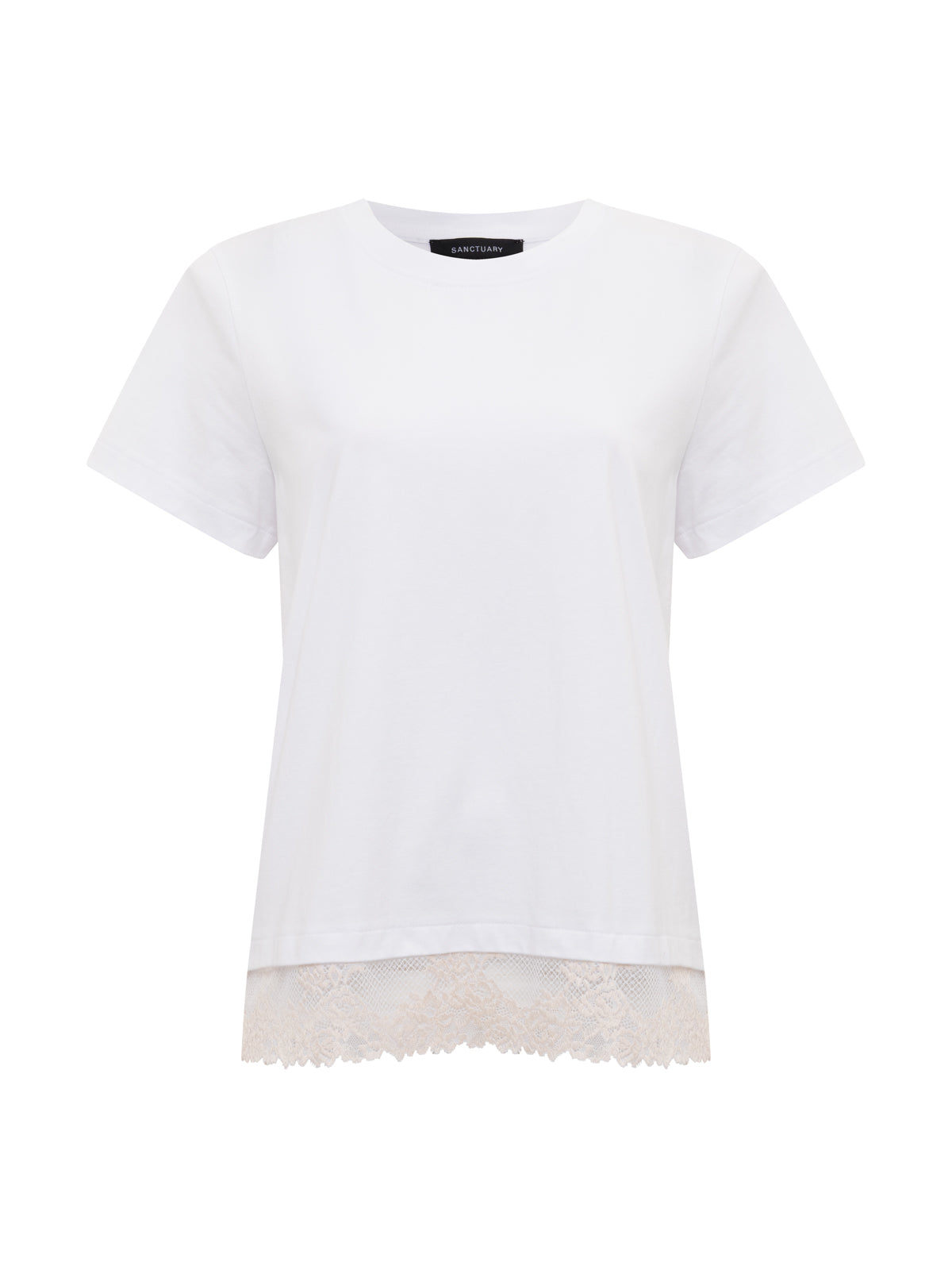 Sanctuary Clothing Everyday - CAMI REMIX TEE WHITE