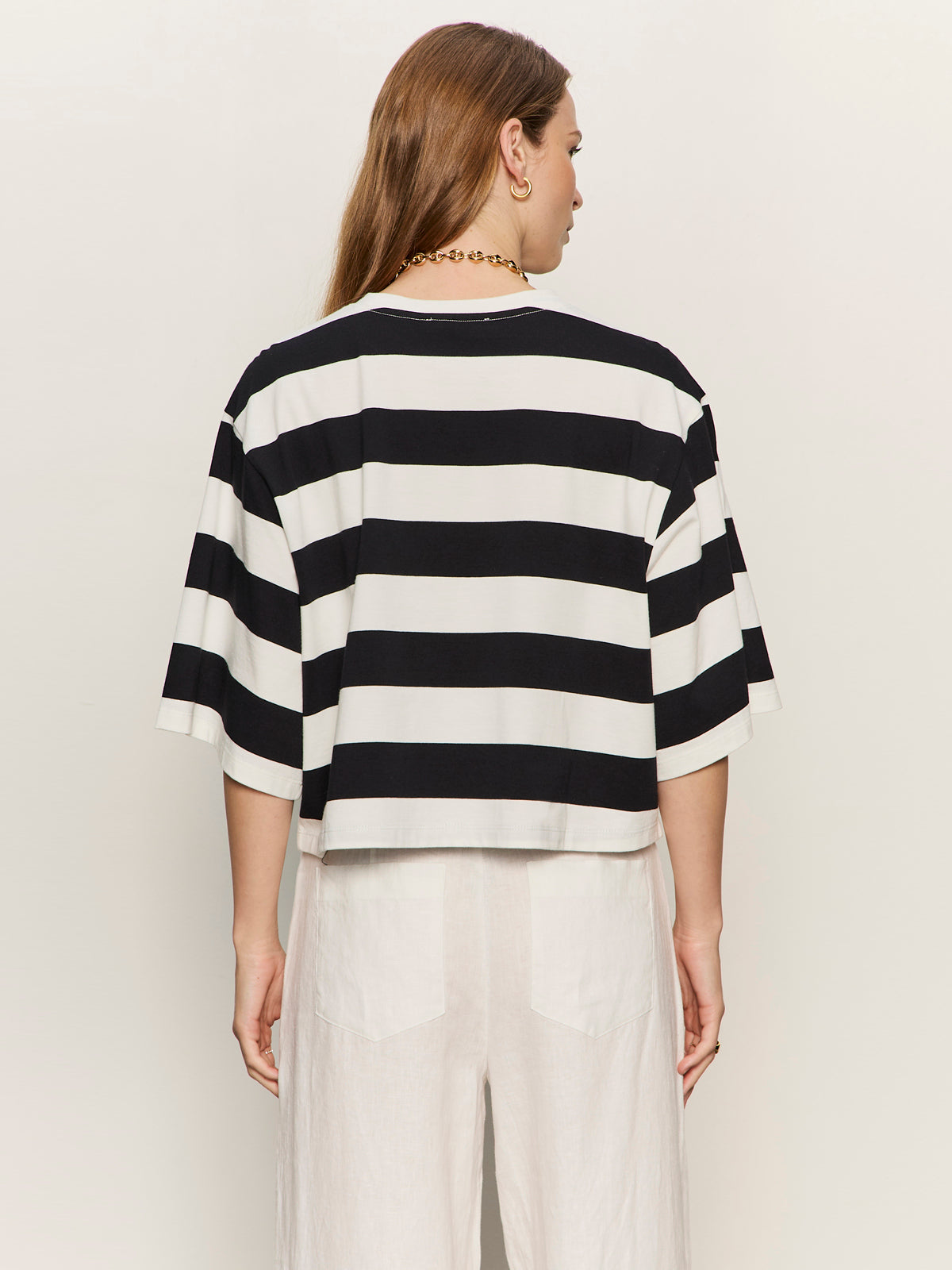 Sanctuary Clothing Premium - BELLE TEE CHALK AND BLACK