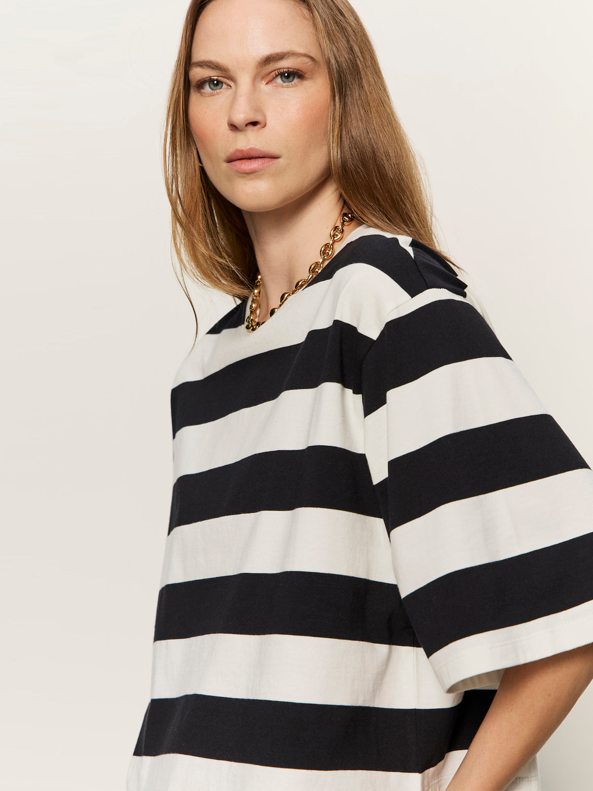 Sanctuary Clothing Premium - BELLE TEE CHALK AND BLACK