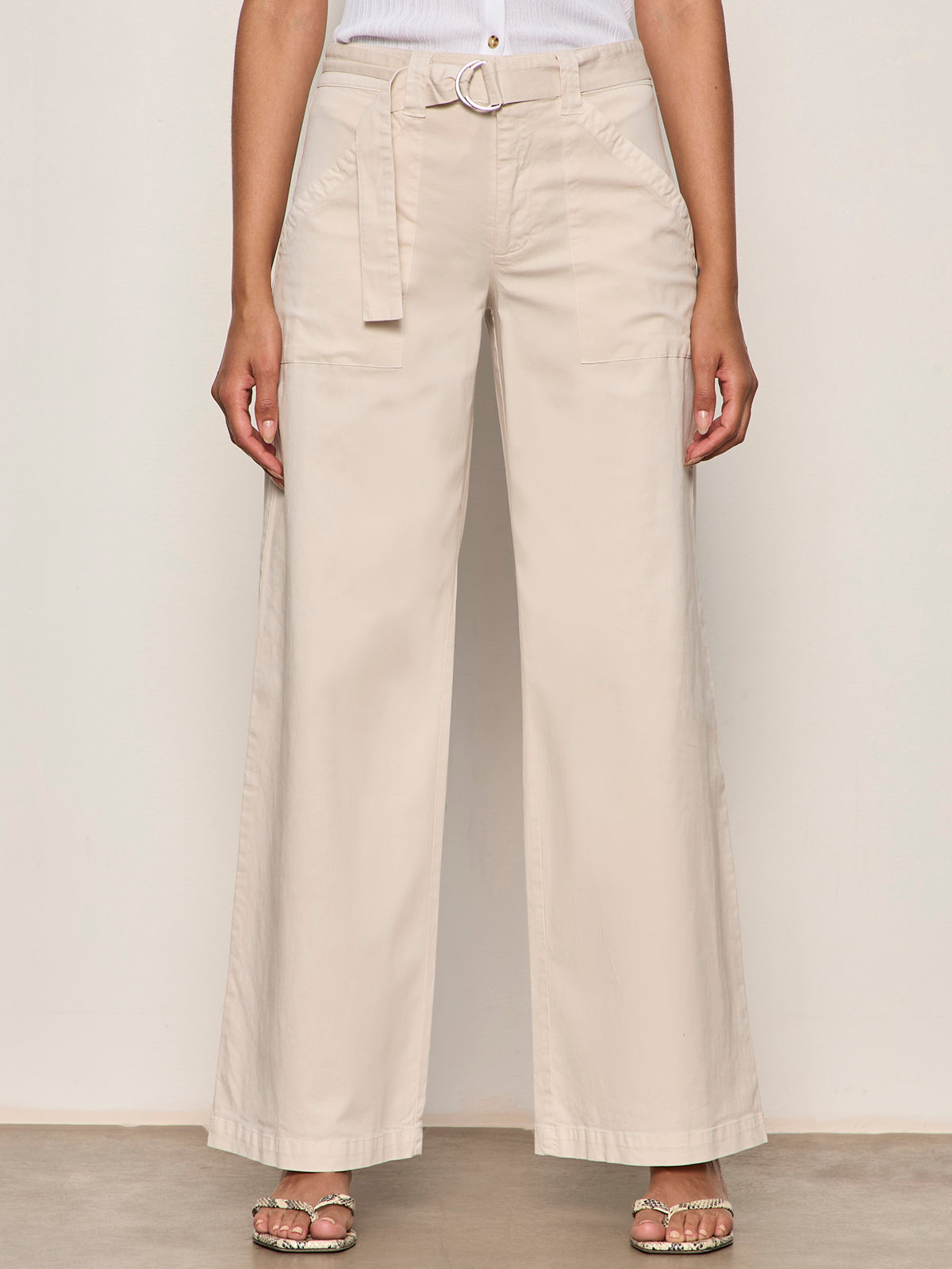 Sanctuary Clothing Essential - SOFT POLISHED WIDE LEG SUMMER SAND