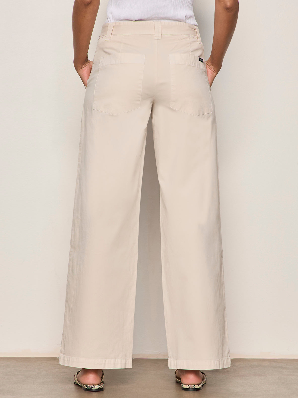 Sanctuary Clothing Essential - SOFT POLISHED WIDE LEG SUMMER SAND