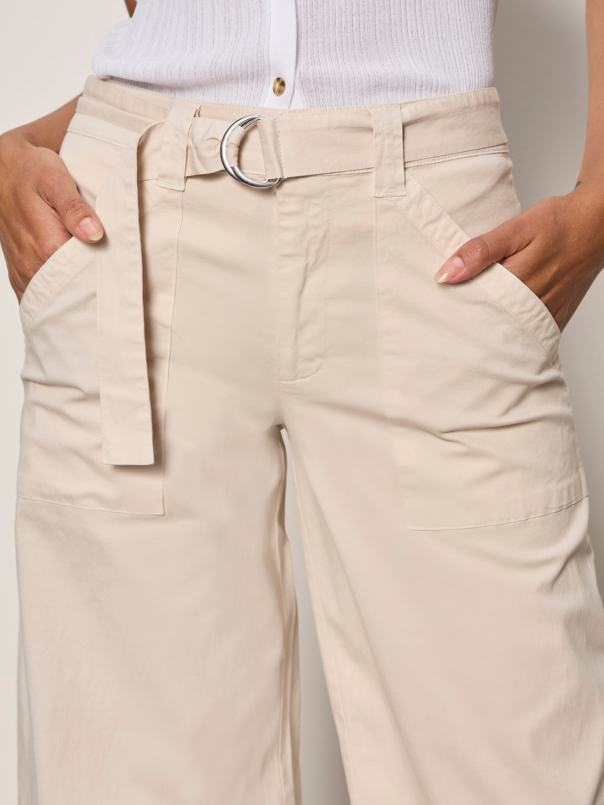 Sanctuary Clothing Essential - SOFT POLISHED WIDE LEG SUMMER SAND