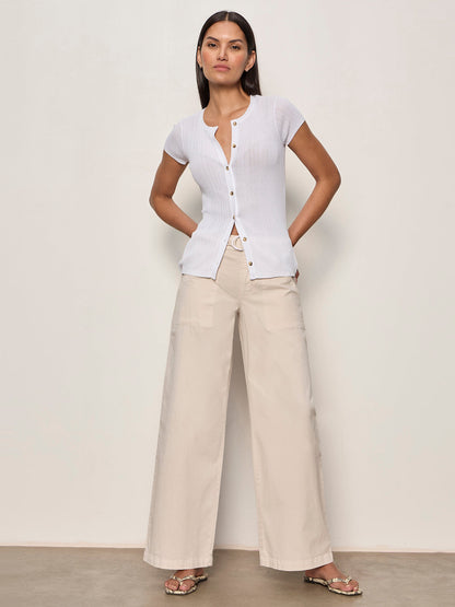 Sanctuary Clothing Essential - SOFT POLISHED WIDE LEG SUMMER SAND