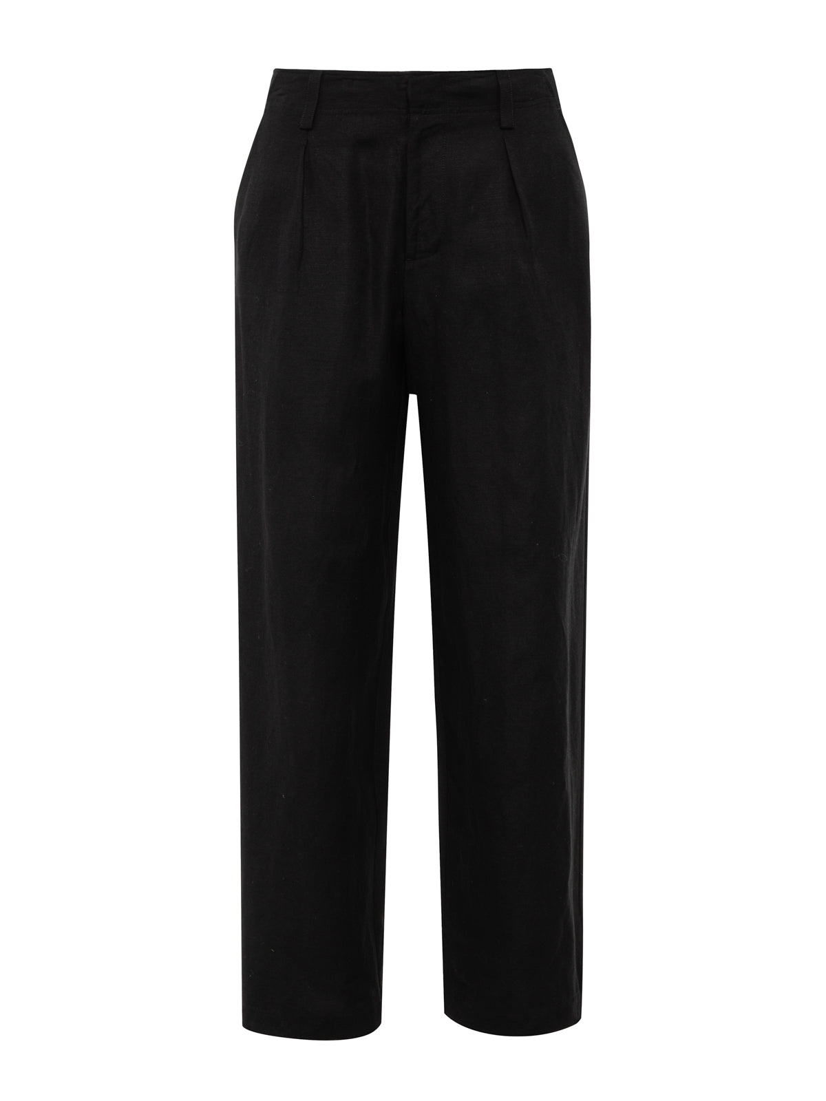 Sanctuary Clothing Customer Favorite - Scout Linen Barrel Pant Black
