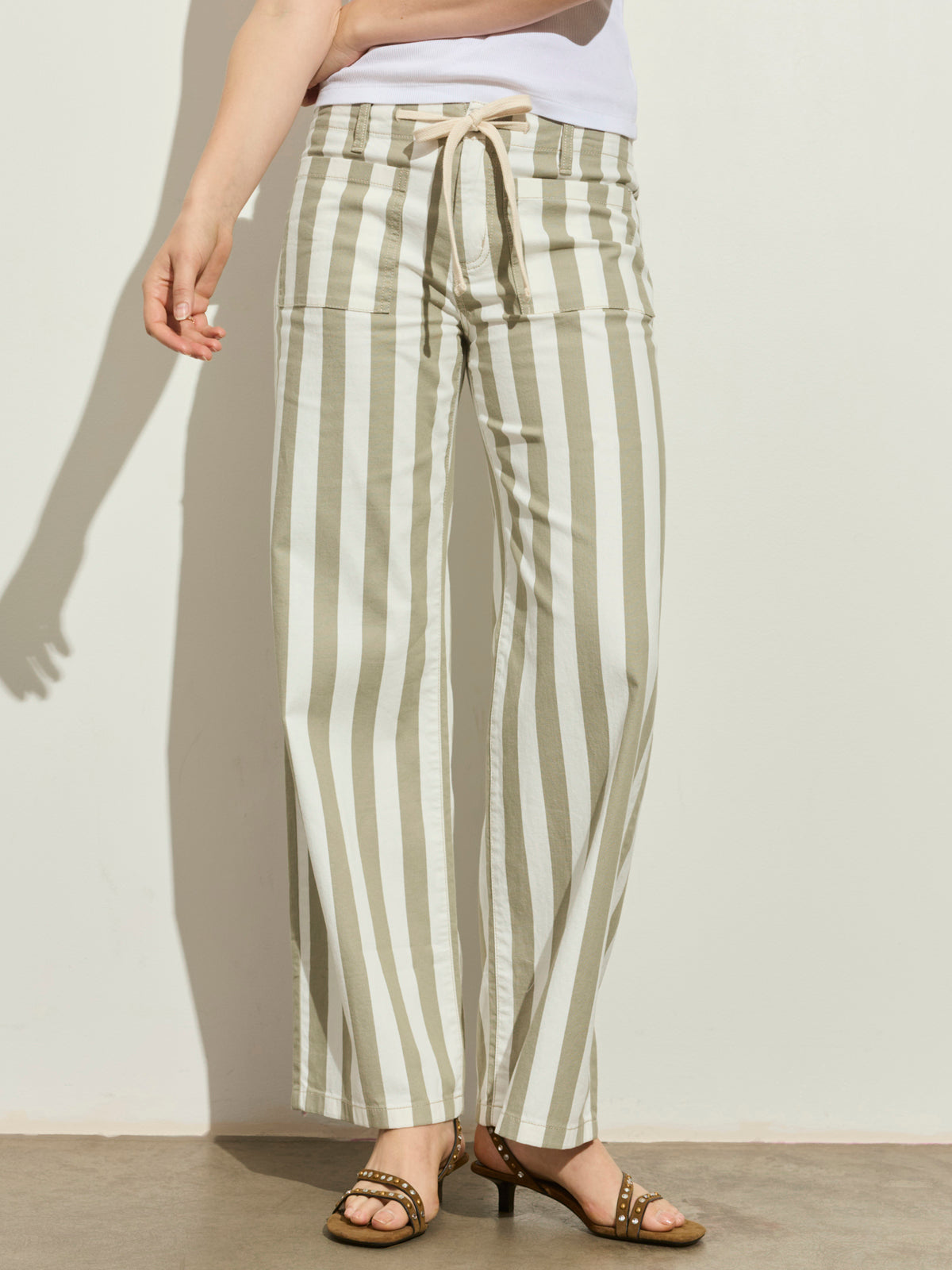 Sanctuary Clothing Latest - KEEPSAKE PANT OLIVE TREE/CHALK