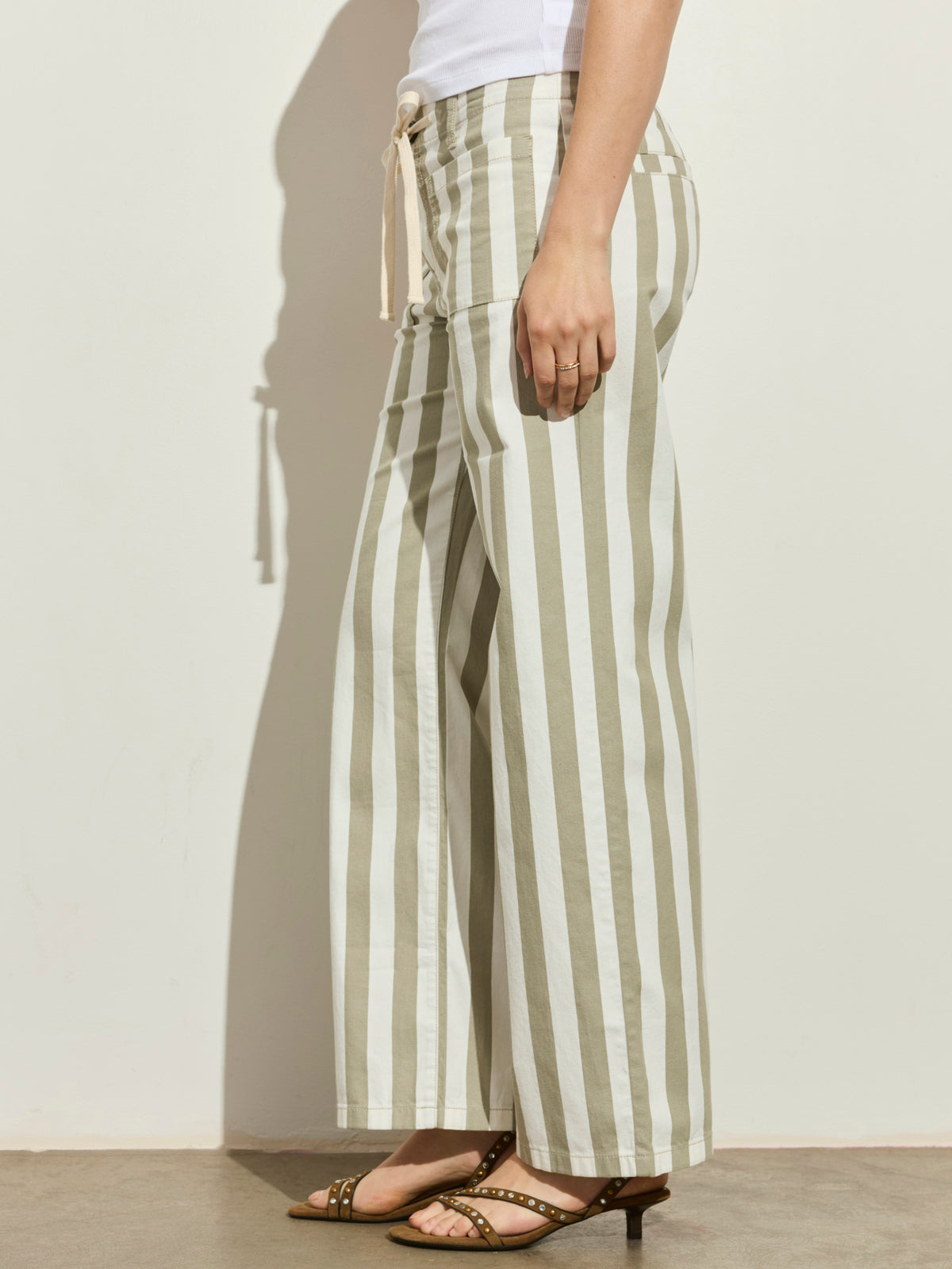 Sanctuary Clothing Latest - KEEPSAKE PANT OLIVE TREE/CHALK
