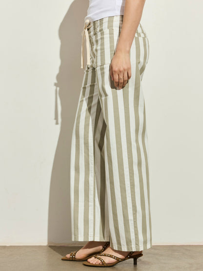 Sanctuary Clothing Latest - KEEPSAKE PANT OLIVE TREE/CHALK