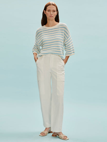 Sanctuary Clothing Discount - BOYFRIEND UTILITY PANT WHITE
