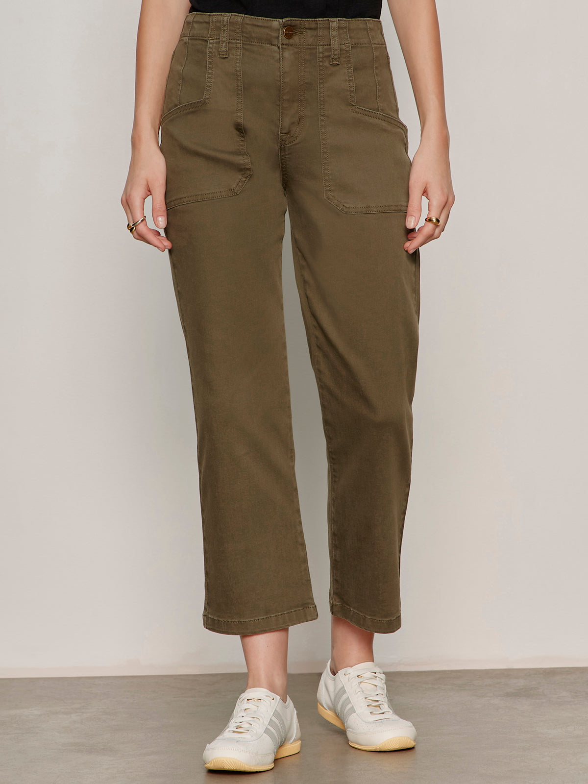 Sanctuary Clothing Sale - Retreat Crop Pant Burnt Olive