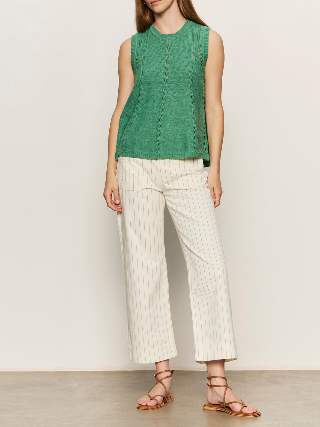Sanctuary Clothing Featured - The Marine Jean Bleached White Pinstripe Petite Sizing