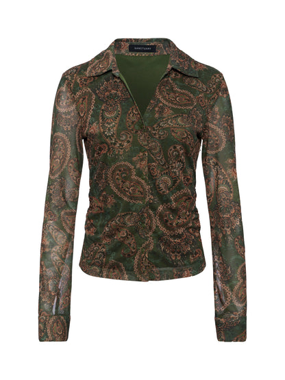 Sanctuary Clothing Everyday - Juno Button Front Top Decoratif