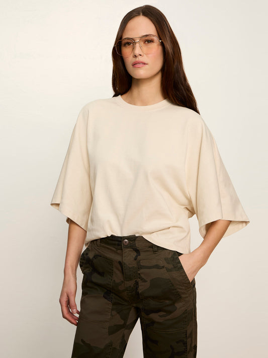 Sanctuary Clothing Discount - Haven Cape Sleeve Tee Bone