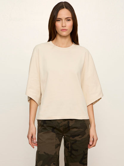 Sanctuary Clothing Discount - Haven Cape Sleeve Tee Bone