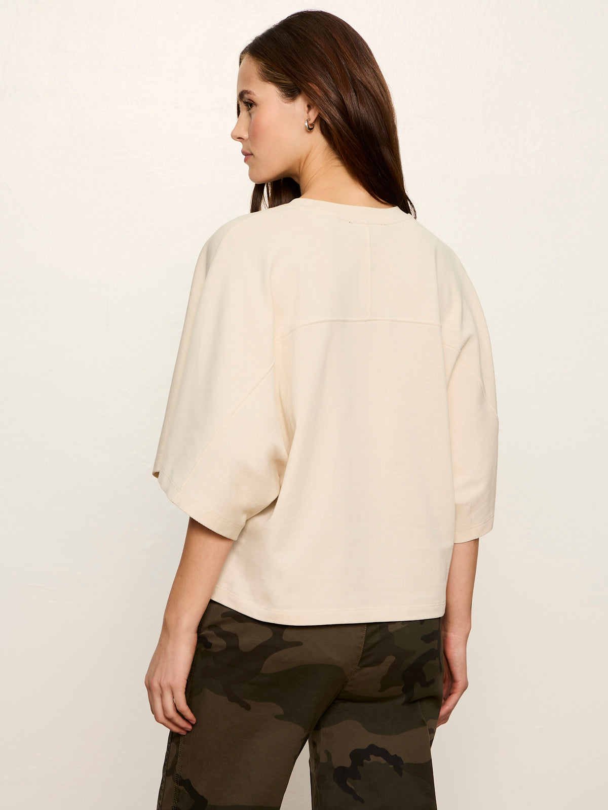Sanctuary Clothing Discount - Haven Cape Sleeve Tee Bone