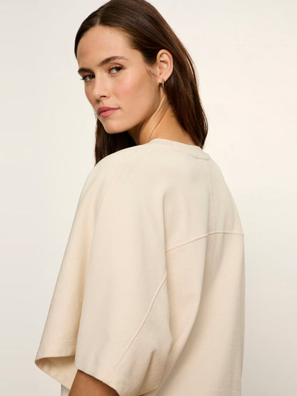 Sanctuary Clothing Discount - Haven Cape Sleeve Tee Bone