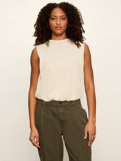 Sanctuary Clothing Deals - Quinn Bubble Shell Bone