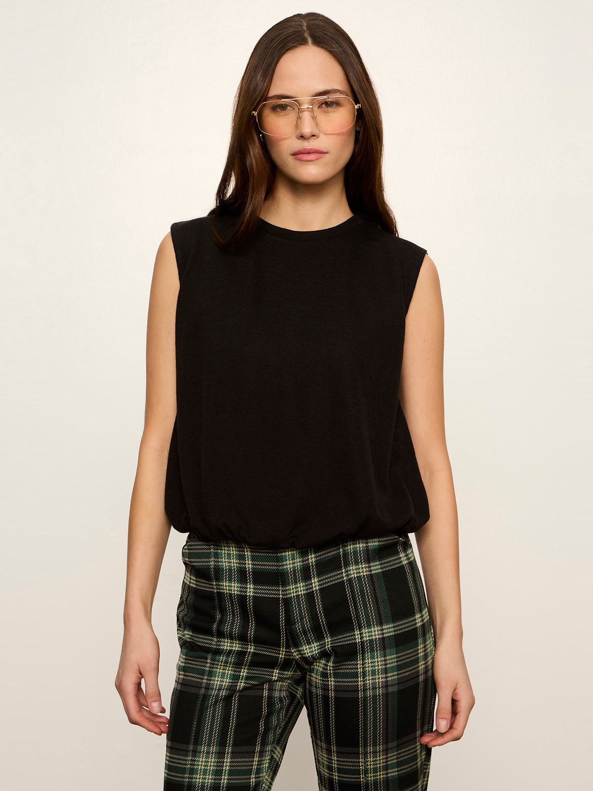 Sanctuary Clothing Discount - Quinn Bubble Shell Black