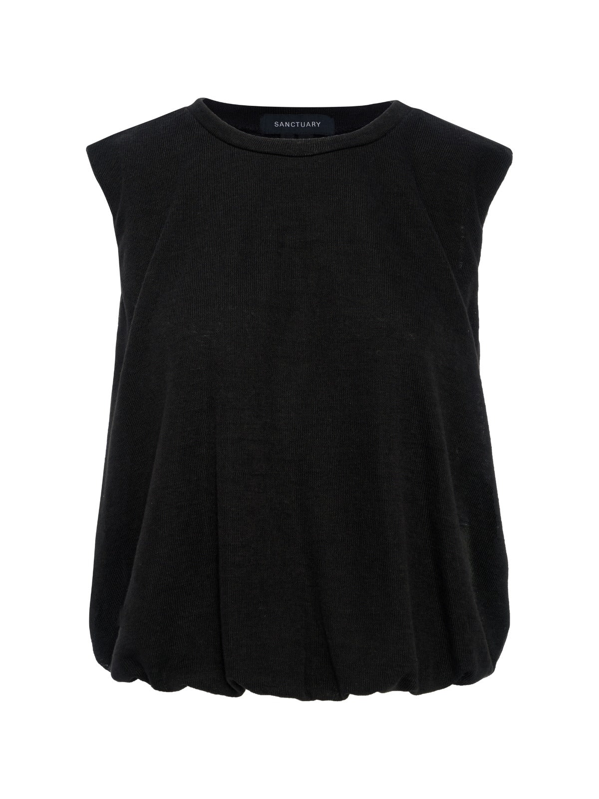 Sanctuary Clothing Discount - Quinn Bubble Shell Black