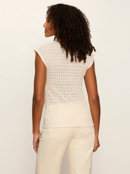 Sanctuary Clothing Essential - Everyday Muse Collared Tee Bone