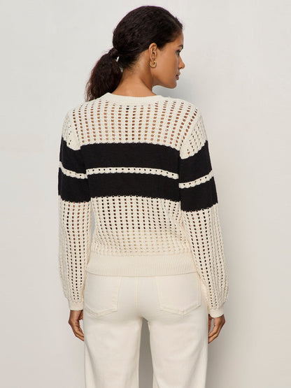 Sanctuary Clothing Best Price - Sporty Openwork Popover Collagen with Black